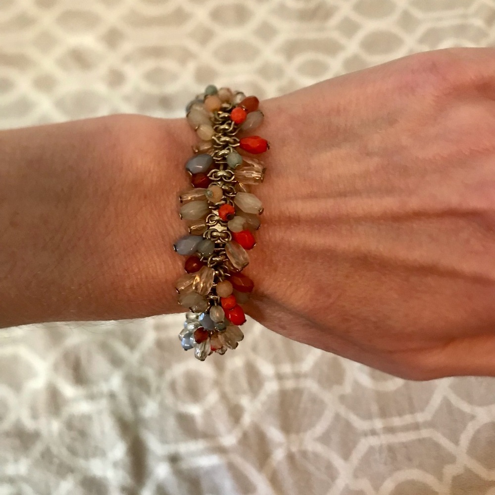 Elegant Multi-Color Beaded Bracelet